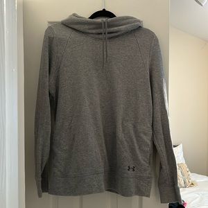 Under Armour Cutout Back Cowl Neck Hoodie.